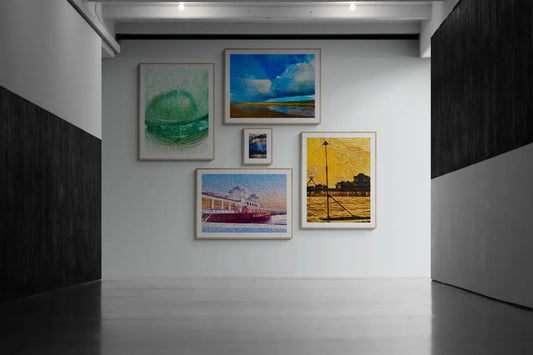Various 75cm x 100cm canvas