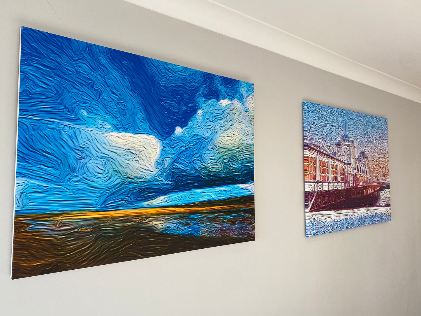 Various 75cm x 100cm canvas