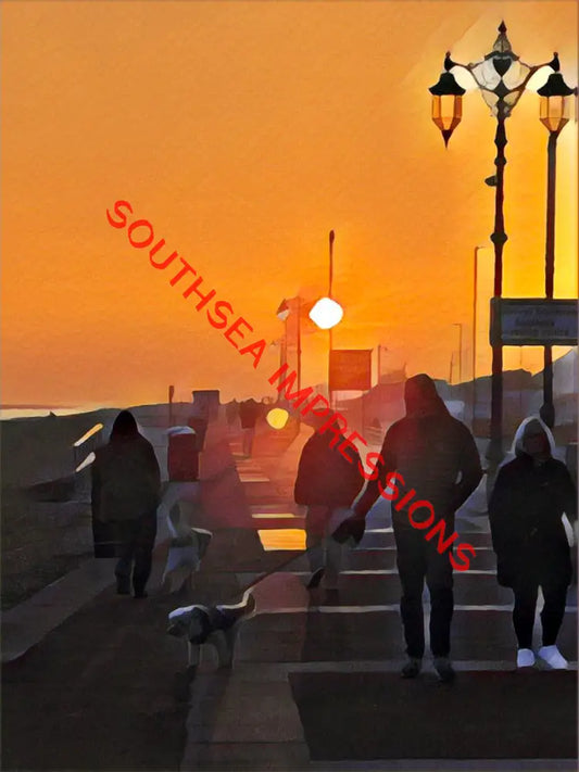 Promenade A4 Image and white mount