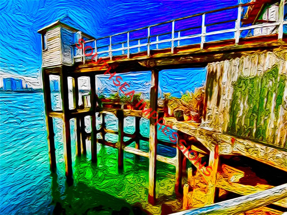 Watch Tower A4 Image and white mount