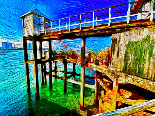 Watch Tower A4 Image and white mount
